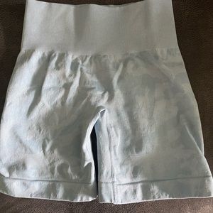 Icy blue NVGTN camo shorts